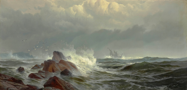 Off Norman's Woe 1872 (Oil on canvas)
