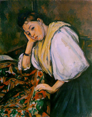 An Italian Girl, c.1900 (oil on canvas)