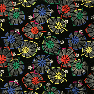 Textile design, 1953 (gouache on paper)
