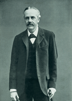 The Right Hon Arthur James Balfour (b/w photo)