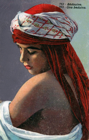 A Bedouin girl, circa 1890