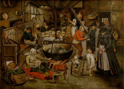 Visit to the Peasants (oil)