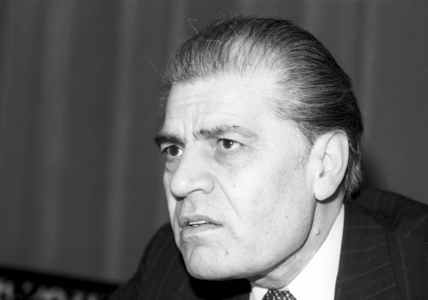 Dumitru Mazilu during an interview..., 1990 (photo)