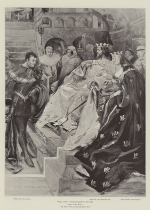 "King John," at Her Majesty's Theatre (engraving)