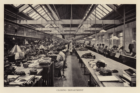 Closing Department (b/w photo)