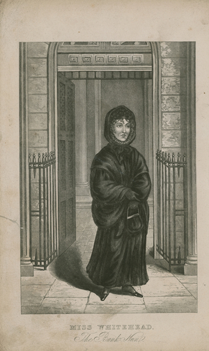 Portrait of Miss Whitehead (engraving)