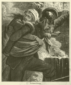 An Heroic Fireman (engraving)
