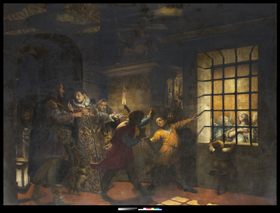 Saint Catherine visited in prison by Empress Faustina