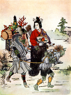 Momotaro, or the Little Peach Child  (Japanese folk tale)