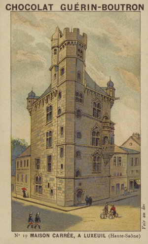 Maison Carree, a Luxeuil, Haute-Saone (chromolitho)