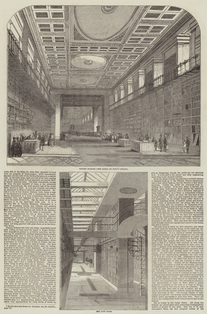 The Library of the British Museum (engraving)