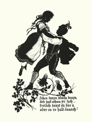 Silhouette by Hugo Strohl (litho)
