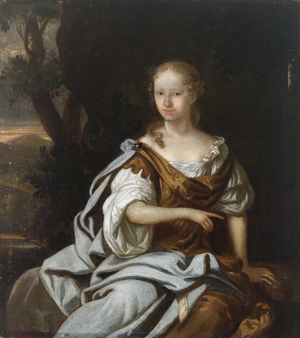 Portrait of a Woman, 17th century (oil on canvas)