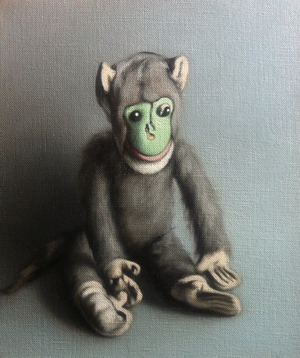 Green Face Monkey, 2006 (oil on canvas)