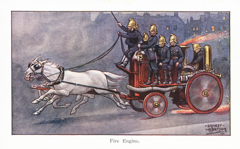 Fire Engine (colour litho)