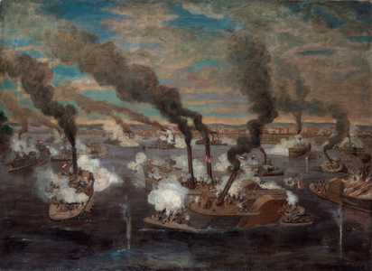 Great Naval Battle at Memphis, Tennessee