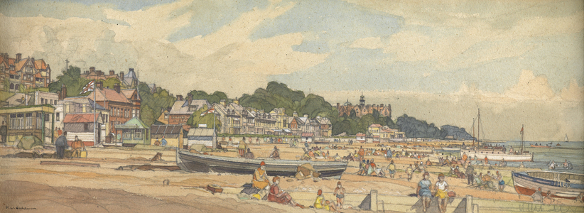 Felixstowe, Suffolk (pencil & watercolour on paper)