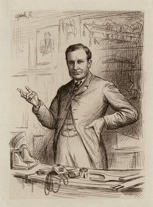 John Chiene, Professor of Surgery (engraving)