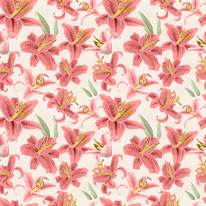 Tiger lily pattern, 2020 (graphite pencil & digital)