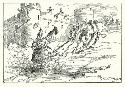 AD 1087, Death of William (litho)