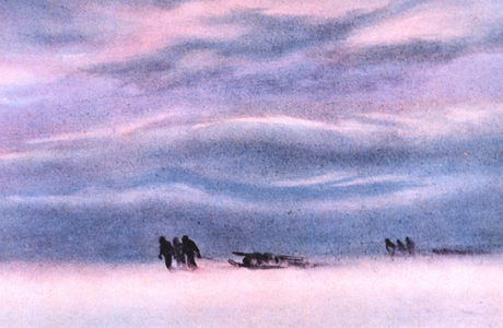 Sledging. In: 'Scott's Last Expedition' 1911