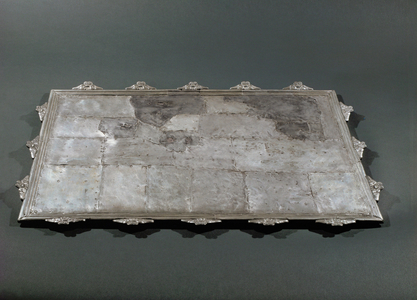 Rectangular silver tray, from Pompeii (silver)