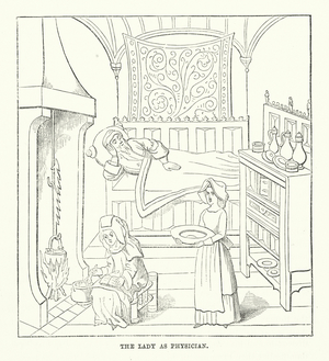 The Lady as Physician (litho)
