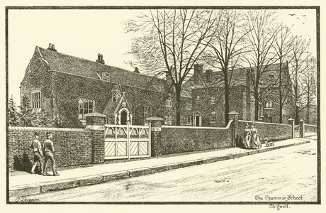 The Grammar School, Chigwell (engraving)