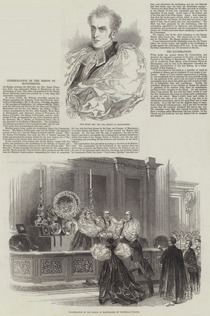 Consecration of the Bishop of Manchester (engraving)