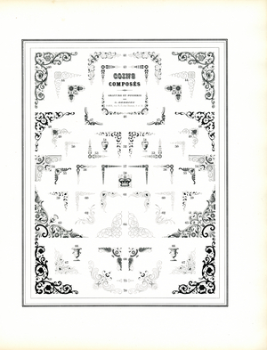 Collection of Decorative Frame Corners (print)