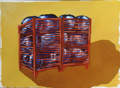 Untitled, 2001 (acrylic on w/c paper)