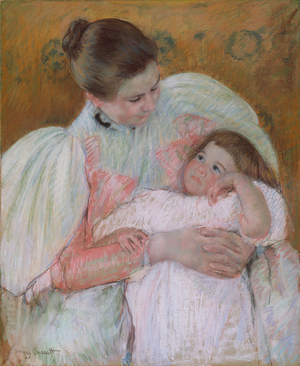 Nurse and Child, 1896-7 (pastel on wove paper)