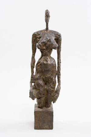 Standing Nude on a Cubic Base, 1953 (bronze)