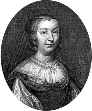 Anne Bigot Cornuel (1605-1694) French woman of letters, engraving