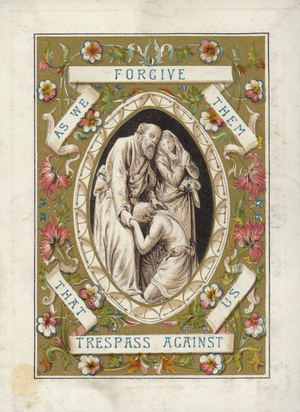 The Lord's Prayer (colour litho)