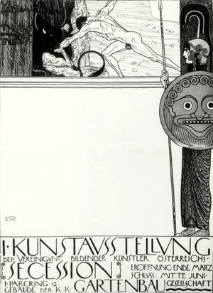 Poster for the 1st  Vienna Secession