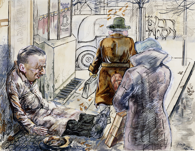 Inflation, 1929 (watercolour, gouache, pen, brush and india ink over pencil on pa)