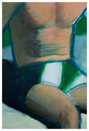 Leviathan, detail, 2019 (oil on linen)