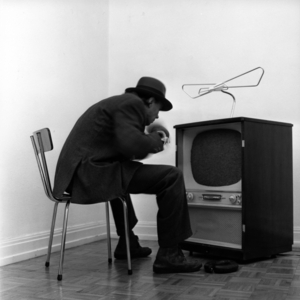 Joseph Beuys, 1966 (b/w photo)