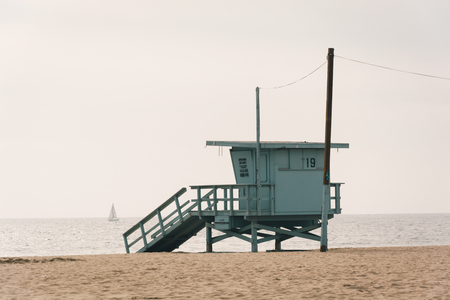 Lifeguard Stands in Venice, Los Angeles 03, Los Angeles, California, United States, 2015 (photo)