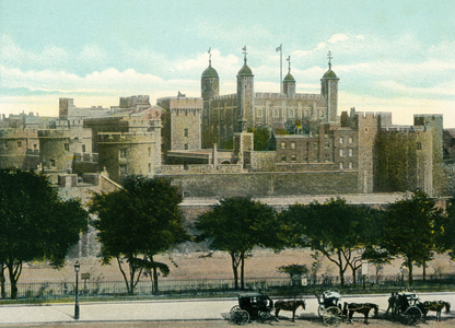 London: The Tower of London (coloured photo)