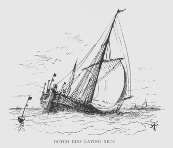Dutch bins laying nets (litho)