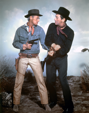THE LAW AND JAKE WADE 1958 (film still)