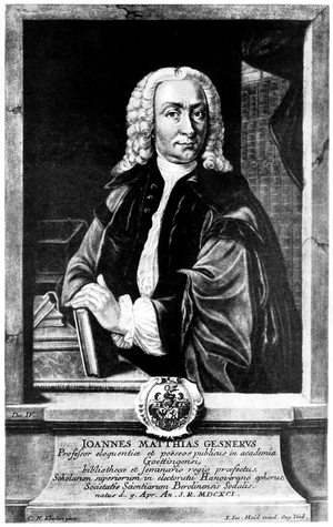 Johann Matthias Gesner