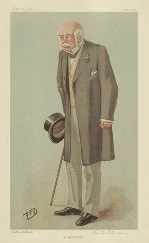 Lieutenant-Colonel Sir George Archibald Leach (colour litho)
