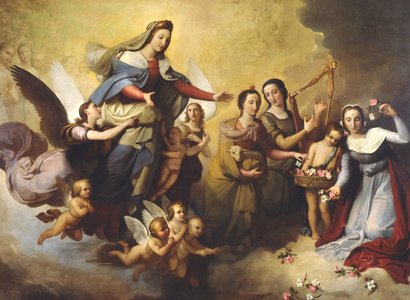 Apparition of Virgin to St Stanislaus Kostka, Church of Saint Andrew's at Quirinal, Rome