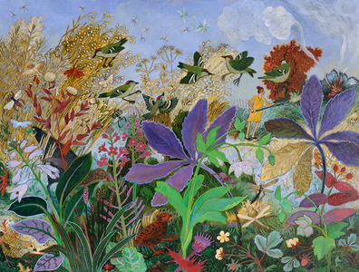 Burning Off, 2014 (acrylic)