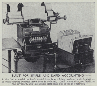Built for simple and rapid accounting (b/w photo)