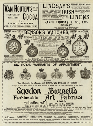 Page of Advertisements (engraving)