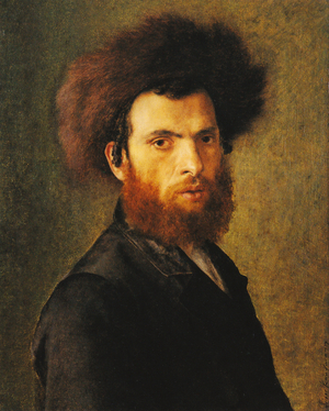 Portrait of a young Hassidic Jew